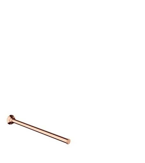 Handtuchhalter in poliertem Rotgold, an der Wand montiert, aus der AXOR Montreux Kollektion, mit runden Enden und einfacher, gerader Form.
